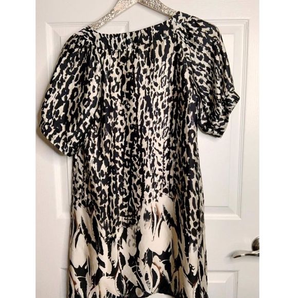 NWT The Frankie Crystal Collection Let's Celebrate A Win Leopard Tunic Dress - Picture 2 of 3